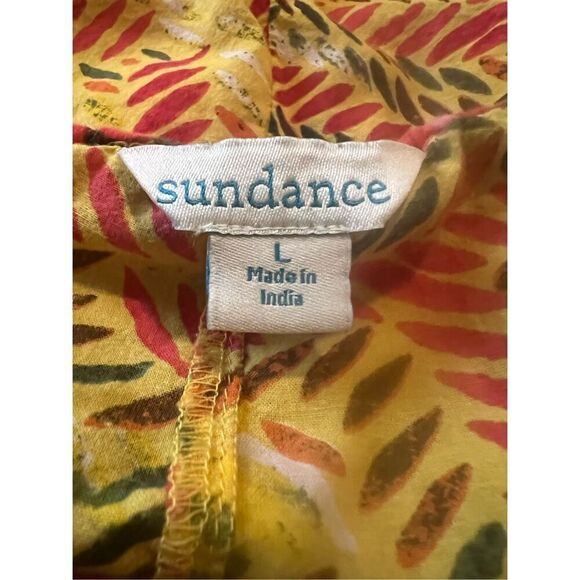 Sundance yellow and red cotton shorts - Picture 4 of 5